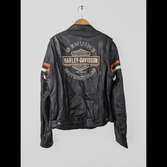 2009 HARLEY DAVIDSON Women's Sz L Miss Enthusiast Leather Jacket
